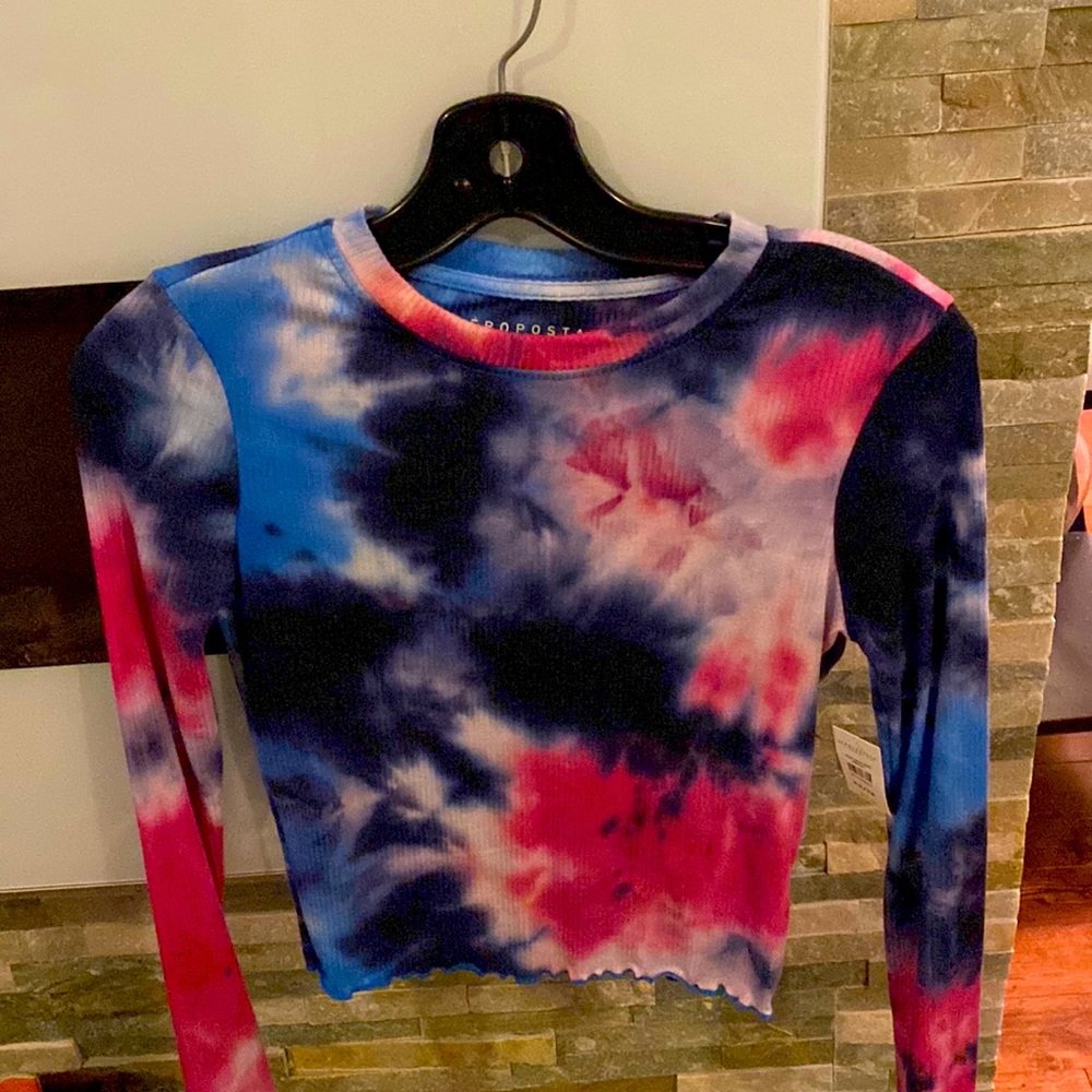 Long sleeve tie dye